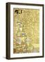 Study for Expectation, C.1905-09 (W/C and Gold on Paper) (See 65841)-Gustav Klimt-Framed Giclee Print