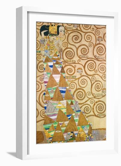 Study for Expectation (Stoclet Frieze), about 1905/09-Gustav Klimt-Framed Giclee Print