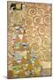 Study for Expectation (Stoclet Frieze), about 1905/09-Gustav Klimt-Mounted Giclee Print
