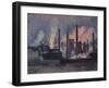 Study for Factories Near Charleroi, 1897-Maximilien Luce-Framed Giclee Print