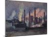 Study for Factories Near Charleroi, 1897-Maximilien Luce-Mounted Giclee Print