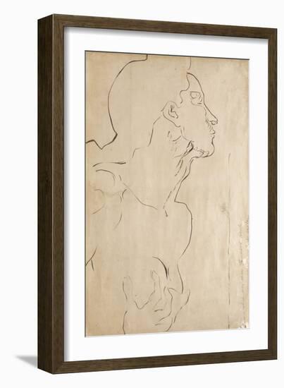 Study for 'Feeling I', 1901-Ferdinand Hodler-Framed Giclee Print