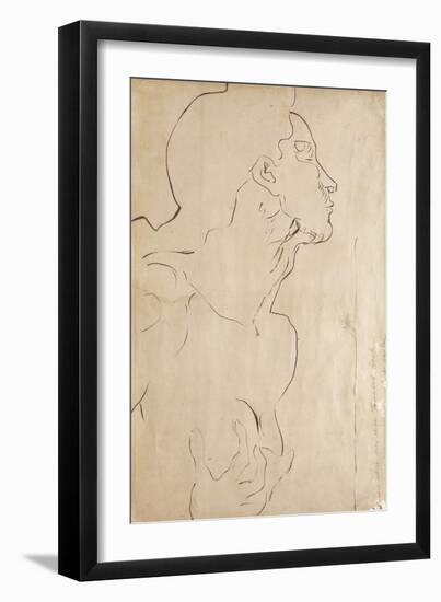 Study for 'Feeling I', 1901-Ferdinand Hodler-Framed Giclee Print