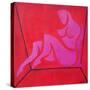 Study for Figure in Cubic Space-Guilherme Pontes-Stretched Canvas