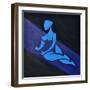 Study for Figure on Inclined Space-Guilherme Pontes-Framed Giclee Print