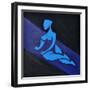 Study for Figure on Inclined Space-Guilherme Pontes-Framed Giclee Print