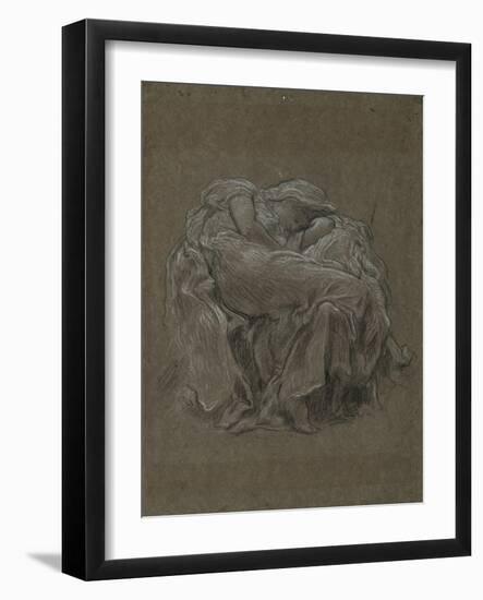 Study for 'Flaming June', C.1894-Frederic Leighton-Framed Giclee Print