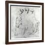 Study for Francesca Da Rimini-Jean-Auguste-Dominique Ingres-Framed Giclee Print