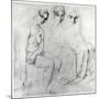 Study for Francesca Da Rimini-Jean-Auguste-Dominique Ingres-Mounted Giclee Print