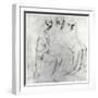 Study for Francesca Da Rimini-Jean-Auguste-Dominique Ingres-Framed Giclee Print