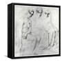 Study for Francesca Da Rimini-Jean-Auguste-Dominique Ingres-Framed Stretched Canvas