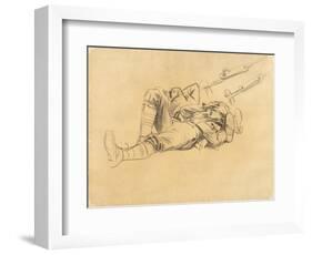 Study for "Gassed", 1918-9-John Singer Sargent-Framed Giclee Print