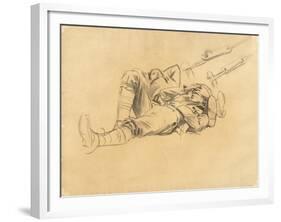 Study for "Gassed", 1918-9-John Singer Sargent-Framed Giclee Print