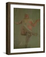 Study for Get Thee Hence, Satan!, 1890S-Ilya Yefimovich Repin-Framed Giclee Print