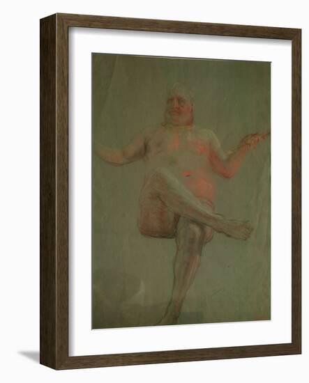 Study for Get Thee Hence, Satan!, 1890S-Ilya Yefimovich Repin-Framed Giclee Print