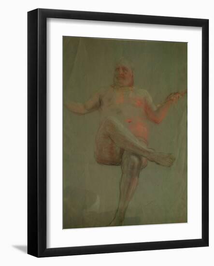 Study for Get Thee Hence, Satan!, 1890S-Ilya Yefimovich Repin-Framed Giclee Print