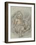 Study for Giotto as a Shepherd Boy, 1849-Frederic Leighton-Framed Giclee Print