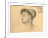 Study for Girl with Doves-Anthony Frederick Augustus Sandys-Framed Giclee Print