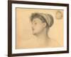 Study for Girl with Doves-Anthony Frederick Augustus Sandys-Framed Giclee Print