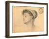 Study for Girl with Doves-Anthony Frederick Augustus Sandys-Framed Giclee Print