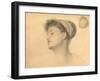 Study for Girl with Doves-Anthony Frederick Augustus Sandys-Framed Giclee Print