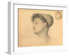 Study for Girl with Doves-Anthony Frederick Augustus Sandys-Framed Giclee Print