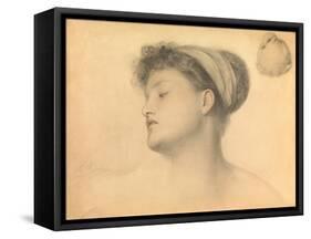 Study for Girl with Doves-Anthony Frederick Augustus Sandys-Framed Stretched Canvas