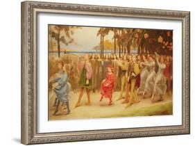 Study for Golden Youth-Thomas Gainsborough-Framed Giclee Print