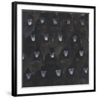 Study for Gorilla Gig, 2016-Holly Frean-Framed Giclee Print