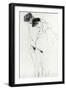 Study for 'Hoffnung I' (Hope I) 1903-04-Gustav Klimt-Framed Giclee Print