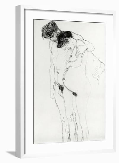 Study for 'Hoffnung I' (Hope I) 1903-04-Gustav Klimt-Framed Giclee Print