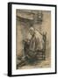 'Study for Honoured Old Age' c1881-Jozef Israels-Framed Giclee Print