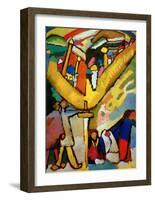 Study for Improvisation 8, 1910-Wassily Kandinsky-Framed Giclee Print