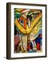 Study for Improvisation 8, 1910-Wassily Kandinsky-Framed Giclee Print
