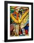 Study for Improvisation 8, 1910-Wassily Kandinsky-Framed Giclee Print