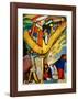 Study for Improvisation 8, 1910-Wassily Kandinsky-Framed Giclee Print