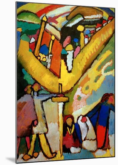 Study for Improvisation 8, 1910-Wassily Kandinsky-Mounted Giclee Print