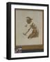 Study for Indian in Buffalo Hunt by Indians (Oil on Paper Mounted on Canvas)-Charles Ferdinand Wimar-Framed Giclee Print