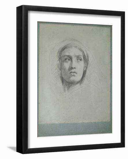 Study for 'Jezebel and Ahab', C.1862-Frederic Leighton-Framed Giclee Print