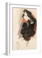 Study for Judith II, C. 1908-Gustav Klimt-Framed Giclee Print