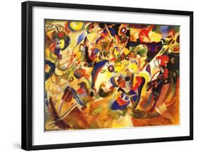 Study for Komposition VII-Wassily Kandinsky-Framed Art Print