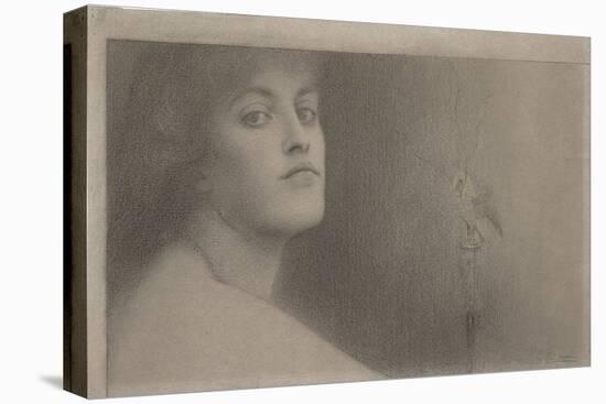 Study for L'Offrande (The Offering), 1891-Fernand Khnopff-Stretched Canvas