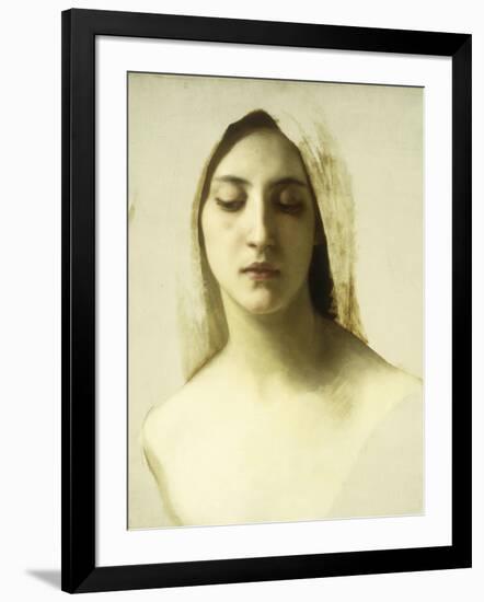 Study for 'La Charite', C.1878-William Adolphe Bouguereau-Framed Giclee Print