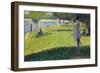 Study for La Grande Jatte, 1884-1885-Georges Seurat-Framed Giclee Print