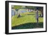 Study for La Grande Jatte, 1884-1885-Georges Seurat-Framed Giclee Print