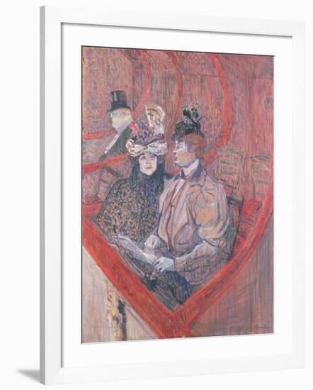 Study for La Grande Loge, 1896-Henri de Toulouse-Lautrec-Framed Giclee Print