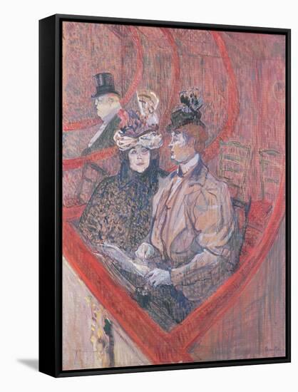 Study for La Grande Loge, 1896-Henri de Toulouse-Lautrec-Framed Stretched Canvas