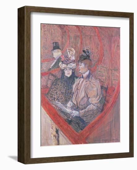 Study for La Grande Loge, 1896-Henri de Toulouse-Lautrec-Framed Giclee Print