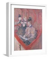 Study for La Grande Loge, 1896-Henri de Toulouse-Lautrec-Framed Giclee Print