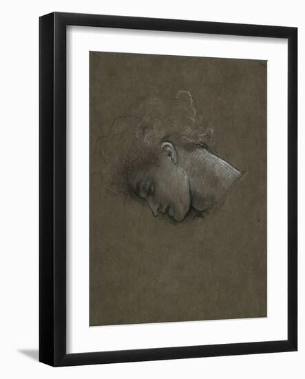 Study for 'Lachrymae', C.1894-Frederic Leighton-Framed Giclee Print